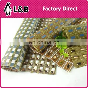 FREE SAMPLE Hot Fix Rhinestone Mesh for Shoe Decoration thumbnail-3