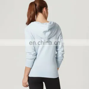 Women Fitness Zipper Tops Casual Long Sleeve Hoodies Jackets thumbnail-3
