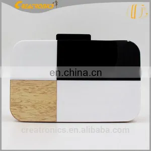 Trendy Mixed Color Clutch Bag Fashion Box Clear Acrylic Evening Bag thumbnail-1