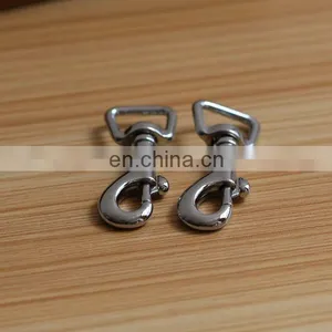 Promotional Custom Belt Accessory Metal Double Snap Swivel Snap Hook for Handbag thumbnail-6