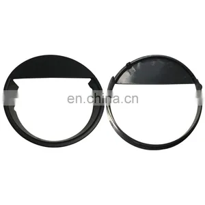 T088 Black ABS Angry-Bird Headlight Cover Trim For Jeep Wrangler TJ 1997-2006 thumbnail-2