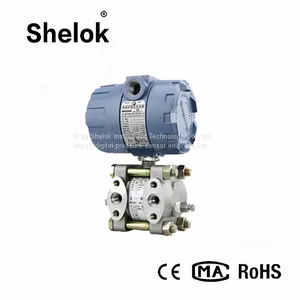 General Purpose 4 20ma Flange Mounted Water Liquid Capacitive Air Differential Pressure Transmitter thumbnail-1