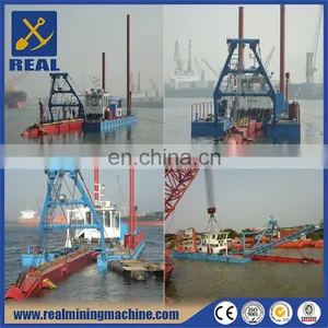 Small Scale Sand Pumping Cutter Suction Dredger Sucter Sand Baots thumbnail-2
