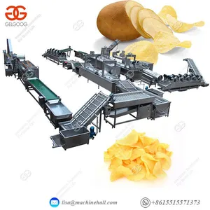 Potato Chip Manufacturing Equipment Frying Potato Chips Making Machine Price thumbnail-2