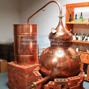 Ace Traditional Technique Cognac Pot Still Red Copper Brandy Charente Distiller thumbnail-1