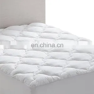 Hypoallergenic Super Soft Breathable King Queen Size 500GSM Mattress Pads For Adults thumbnail-3