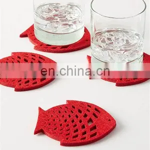 Orange Color Custom Printing Cork With Customer Logo Glass Coasters Soft Pvc Coaster thumbnail-4