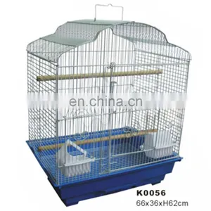 Wholesale Wrought Portable Chinese Large Aluminium Stainless Steel Iron Bird Parrot Cage thumbnail-6