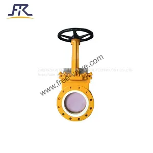 Pneumatic Ceramic Slurry Slide Gate Valve With Double Ceramic Seat thumbnail-2