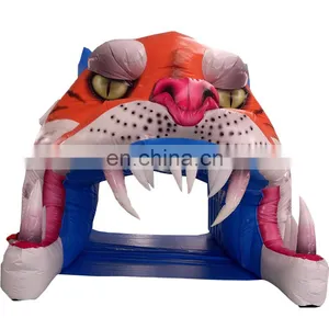 Customized Interesting Inflatable Tiger Shape Passageway Advertising Inflatable Arch For Sale thumbnail-1