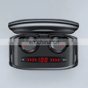 2020 Amazon Top Seller Wireless Earphone Bluetooth 5.0 TWS Earbuds LED Display Power Bank Headset Microphone Bluetooth Earphone thumbnail-5
