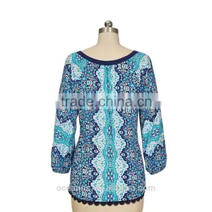 100% Engineering Print Blouse thumbnail-2