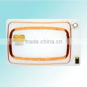 Blank Inkjet Plastic 1024bits AT88SC102 Contact IC Card thumbnail-6