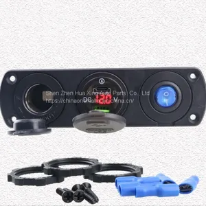 PD QC3.0 12v Dual Usb Charger Socket Panel Mount thumbnail-1