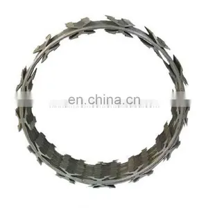 Manufacturer BTO-22 Galvanized Stainless Steel Military Concertina Razor Wire Low Price thumbnail-1