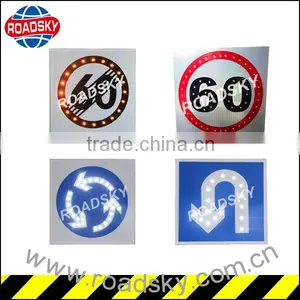 White Variable Aluminum Led Traffic Signs thumbnail-1
