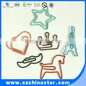 Metal Stationery Clip Free Design Variety Shape Clip thumbnail-3