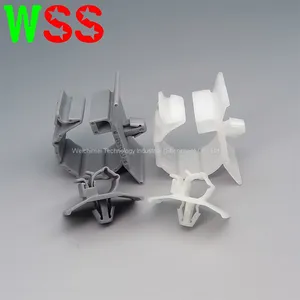 China Manufacturer Plug Mount Cable Clamp Plastic Round Cable Clamp Nylon Round Cable Clip thumbnail-1