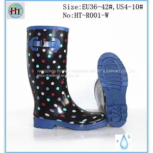 China Woman Rubber Boot, Popular Style Female Rubber Shoes,Colourful Ladies Rubber Boots,New Fashion Rubber Boot,Outdoors Rain Boots thumbnail-1