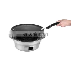Stainless Steel Outdoor Party Stove With Tool Set Charcoal Korean Bbq Grill thumbnail-4