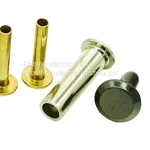 304 Stainless Steel Copper Rivet Cold Pier Umbrella Head Iron Rivet Spot Galvanized 3mm Semi-hollow Iron Rivet（Wechat:13510231336） thumbnail-2