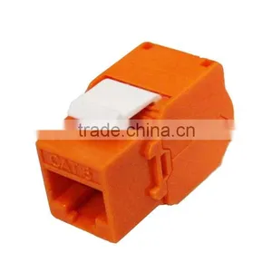 Cat.6 or CAT.6A RJ45 UTP Toolless Keystone Jack thumbnail-1