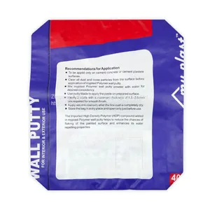 Plain Laminated 25kg Plastic PP Poly Woven Rice Flour Bags 25kg thumbnail-5