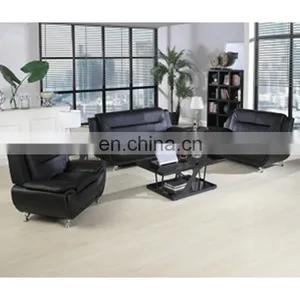 Living Room Available Black Sofa Adjustable Backrest Angle Sofa thumbnail-5