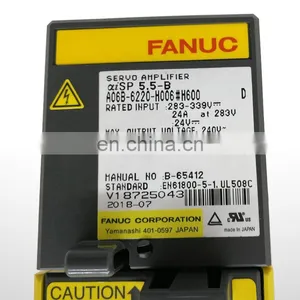 Fanuc A06B-6220-H006 #H600 Servo Drive Amplifier Unit Module Parts thumbnail-3