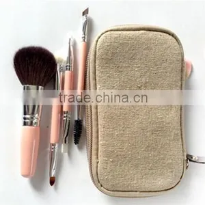 Combination Package 4pcs Cosmetic Makeup Brush Kit for Traveling thumbnail-5