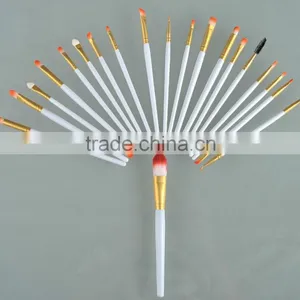 20pcs/set White Professional High Quality Foundation Powder Brush Cosmetics Makeup Brushes thumbnail-1