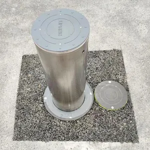 High Quality 219*600mm Hydraulic Bollard Traffic Barriers Battery Models Security Anti-theft 304 Stainless Steel Automatic Bollards thumbnail-2