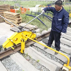 Workshop Hydraulic Horizontal Rail Bender For Bending and Lining Flat Bottom Rails thumbnail-1