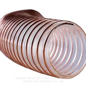 Flexible PVC TPU PU Copper Wire Spiral Vacuuming Ventilation Hose Pipe Making Machine thumbnail-4