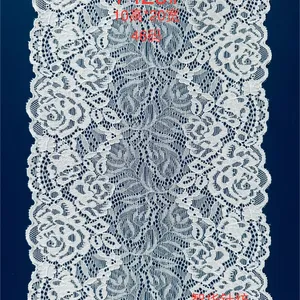 Lace Realm Stretch Floral Pattern Lace Ribbon Trim for Sewing Gift Package Wrapping Floral Designing & Crafts thumbnail-3