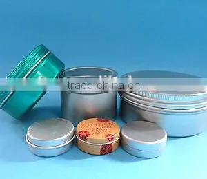 Empty Cosmetic Aluminum Screa Jar Wholesale,cheap Aluminum Jar Container thumbnail-1