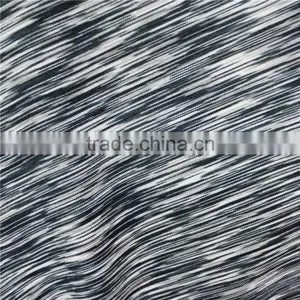 Waterproof Black and White Stripe Spandex Stretch Fabric for Garment Shoes thumbnail-5