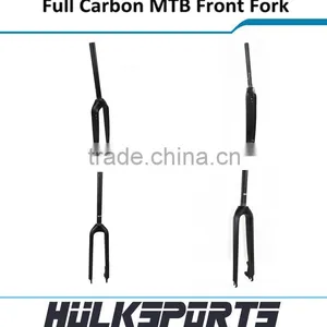 26er Mountain Bicycle Carbon Fork Stanchion Full Carbon Mtb Bike Fork With Axle-through Dropout System thumbnail-2