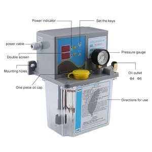 CNC Automatic Lubricating Oil Pump 2L With Pressure Gauge Digital Electronic Gear Pump 220V Oil Electromechanical Magnetic Pump thumbnail-4