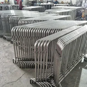 6ft Security Portable Steel Construction Safety Barriers and Concert Crowd Control Barricade thumbnail-3