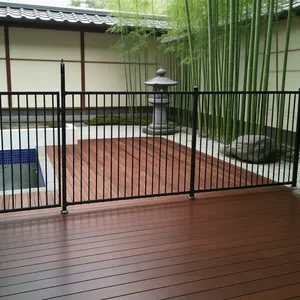 Customized Galvanized Steel Fence for Community Factory Safety Fence Outdoor School Factory Steel Fence Metal Fence thumbnail-3