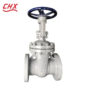 ANSI 16.5 API6d 600lb Class 300 4 Inch Flange Stainless Steel Metal Seated Wcb Gate Valve thumbnail-6