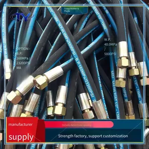 Crimped Wire Rubber Hose, High-pressure Rubber Hose for Coal Mines, for Petroleum Use, Bend-resistant, Wire-wound High-pressure Hose thumbnail-5