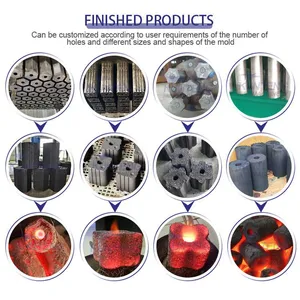 Fully Automatic Split Type Charcoal Hydraulic Press Forming Machine Biomass Carbon Powder Compactor Block Compactor EPC thumbnail-3