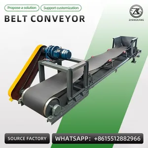 Mobile Belt Conveyor Adjustable Height Inclined Climbing Belt Conveyor Mining Sand Grain Logistics Loading Unloading Conveyor Belt Machine thumbnail-5