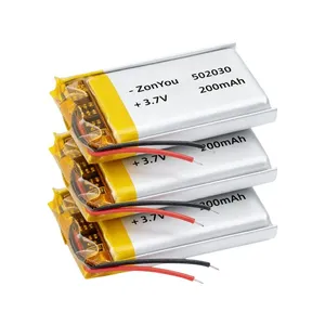 Wholesale 502030 Lipo Cells Lithium Polymer Batteries for Mini Electric Toys thumbnail-5