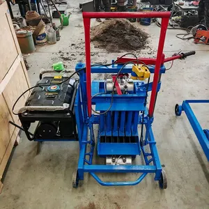 Ecological Small Mobile Brick Making Machine Brick Press Machine With Paving Brick Mould thumbnail-5