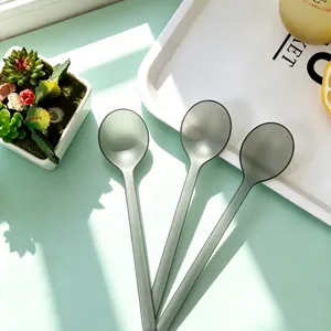 Clear PS Plastic Spoon 16.6cm for Home & Restaurant Use Individual Packaging Spoon thumbnail-1