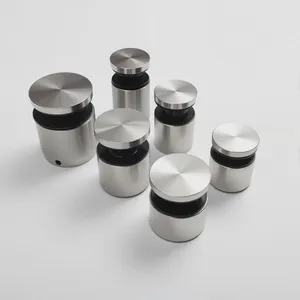 SS304 Sign Standoff for Staircase Balustrade Glass Panel Mounting 25mm Diameter Satin Finish Easy Installation thumbnail-2
