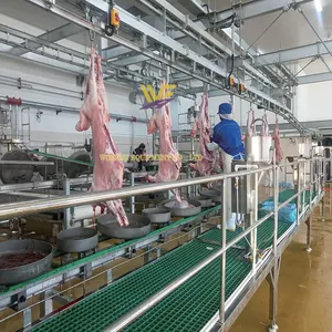 Modern Abattoir Equipment Goat Slaughterhouse Sheep Slaughtering Line Machine Butchery thumbnail-5